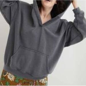 Aerie Happy Henley Oversized Sweater Large